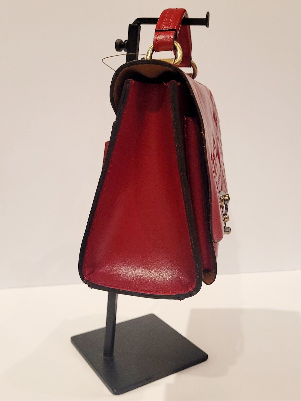 Patricia Nash Berry Red Hand Cut Tooled - Picture 4 of 9